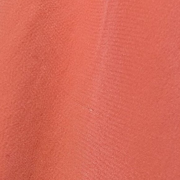 Equipment | Signature Slim Fit Silk Button-Up Shirt In Living Coral - Picture 14 of 14